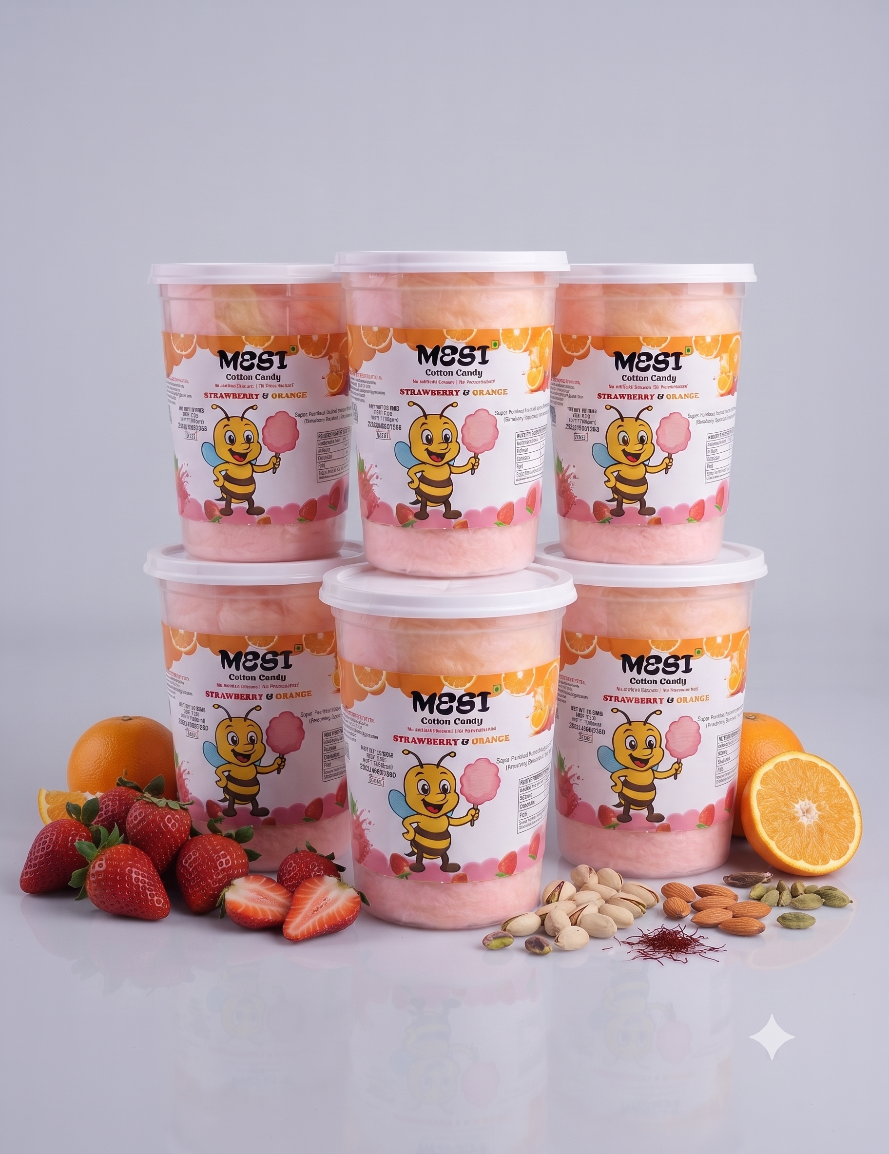 Mesi Flavour Burst Cotton Candy – Double Delight 6-Pack