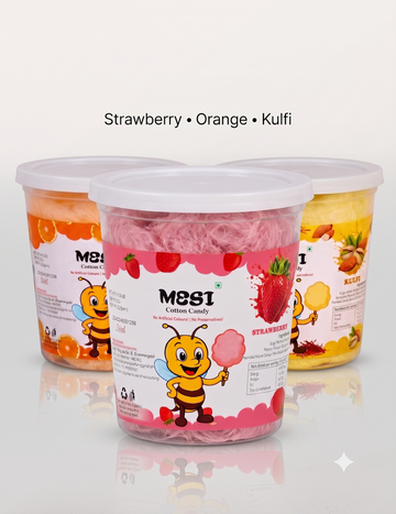 Mesi Trio Cotton Candy Pack – 3 Tubs of Sweet Nostalgia