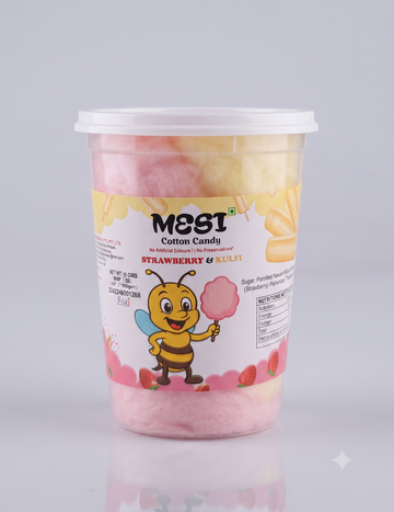 Mesi Double Flavour Cotton Candy Strawberry With Kulfi - 6 Pieces
